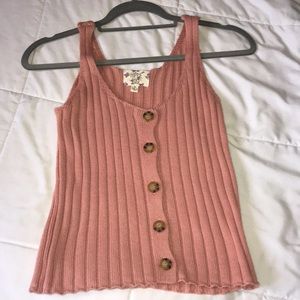 Button Tank Top